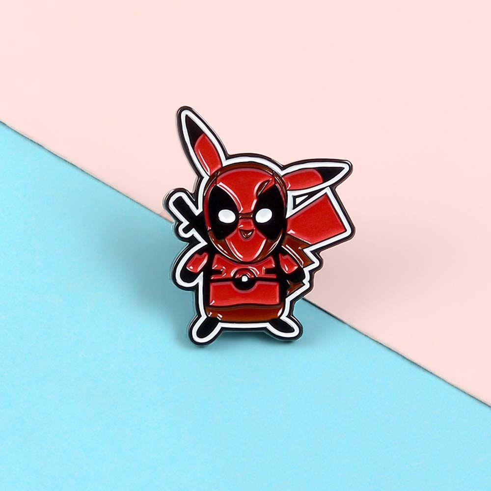 Ghim Cài Áo Hình Nhân Vật Deadpool Cổ Điển Cho Nữ