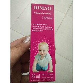 Bổ sung vitamin d3 400 iu dimao dạng xịt nhập khẩu nguyên hộp từ châu âu - dimao