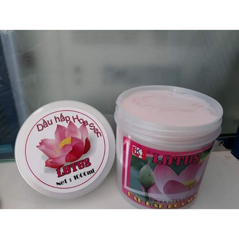 Kem ủ Hấp dầu hoa sen 1000ml