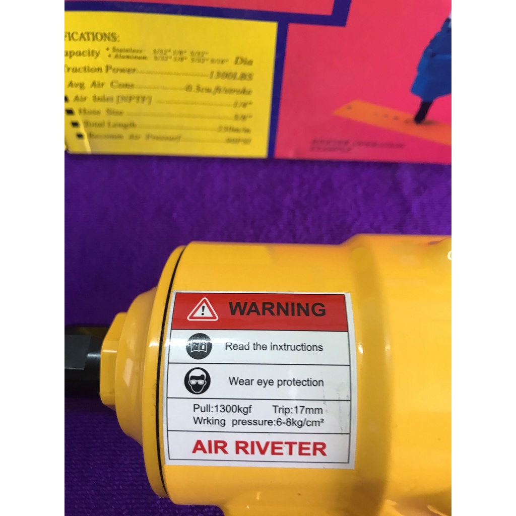 [FREESHIP]  Rút đinh tán hơi Air Riveter Taiwan TOP( Loại 1)