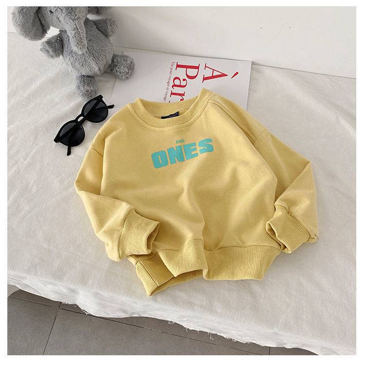 Hàng Mới Về Áo Nỉ Tay Dài Dáng Rộng Dễ Phối Đồ Thời Trang Xuân Thu Cho Bé