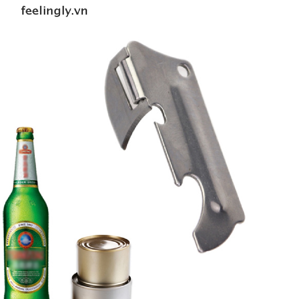 Dụng cụ mở nắp lon mini bằng thép không gỉ đa năng