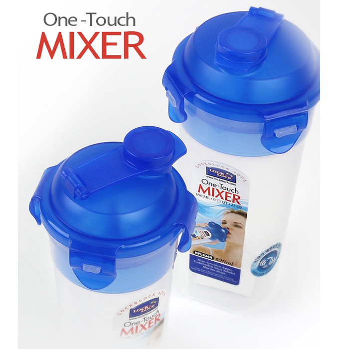 HẾT HÀNG - Bình trộn Lock&Lock Mixer One touch 470ml HPL931N