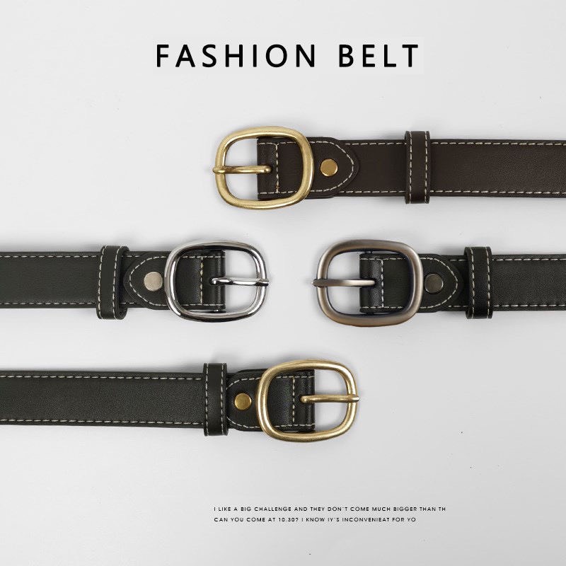 Thắt lưng nữ Ulzzang vuông đơn giản  TL001 - Thắt Lưng Giá Tố