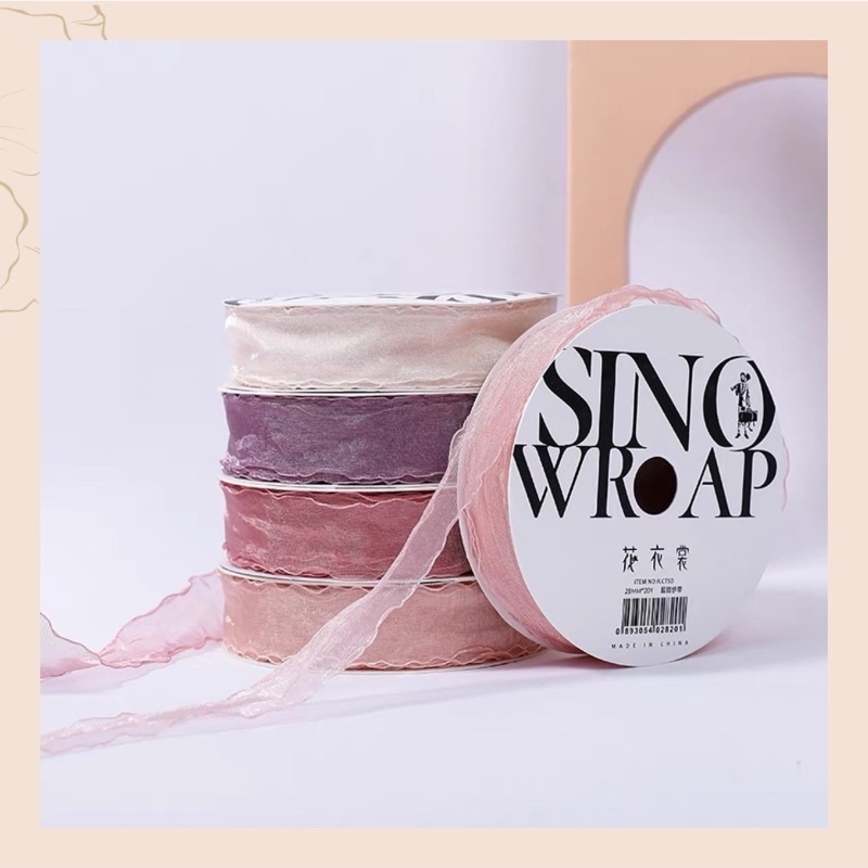 Ruy băng voan viền sóng