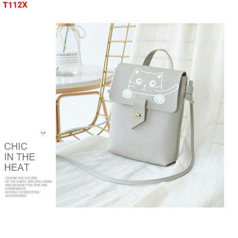 ẢNH THẬT - Túi đeo chéo mini nhỏ gọn túi đeo đựng điện thoại chất da dày đứng form