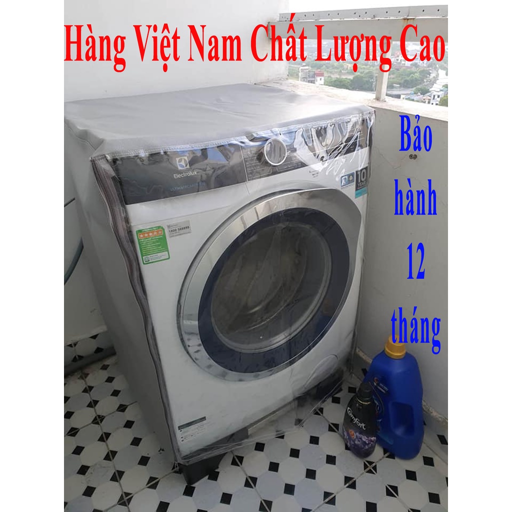 Bọc trùm máy giặt Bạt che máy giặt máy sấy Cửa ngang cửa trước Chất liệu da xịn không nổ vỏ