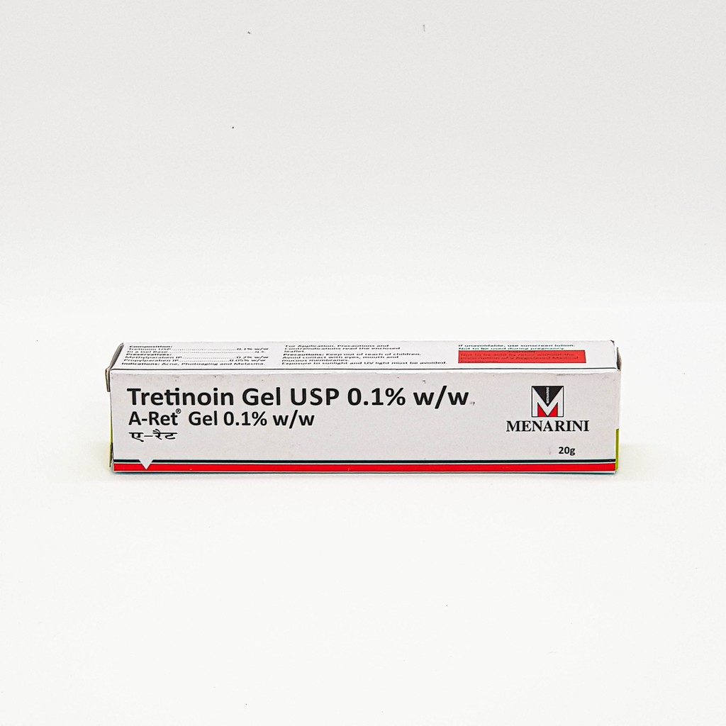 Tretinoin aret ⚜️ DATE MỚI ⚜️ Tretinoin Gel USP Aret - Giảm mụn, mờ thâm nám, chống lão hóa ( Tre gel usp A-Ret Ấn)