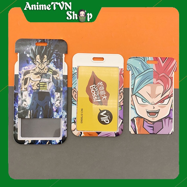 Dây Đeo Thẻ Học Sinh, Sinh Viên, Móc khóa Thẻ tên Đựng thẻ ATM, và các loại Card khác in hình Anime Manga Dragon Ball