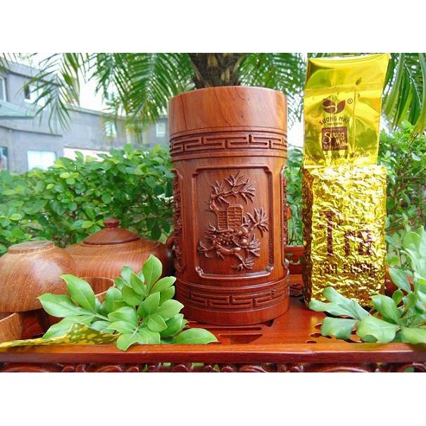 Hộp đựng chè gỗ hương