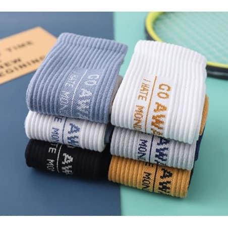 Combo 5 đôi tất cao cổ, thời trang nữ sành điệu