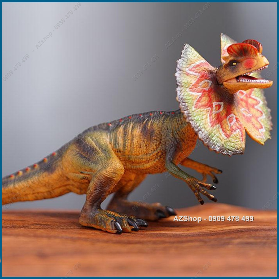 Mô Hình Khủng Long Giương Mào Dilophosaurus Dài 26cm