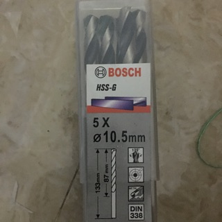 Mũi khoan sắt inox bosch mũi khoan $ 10.5 1 hộp 10 mũi