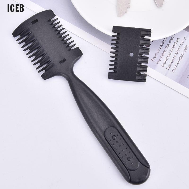 Lược Chải Tóc Hai Mặt Kèm Dao Cạo Tiện Dụng
