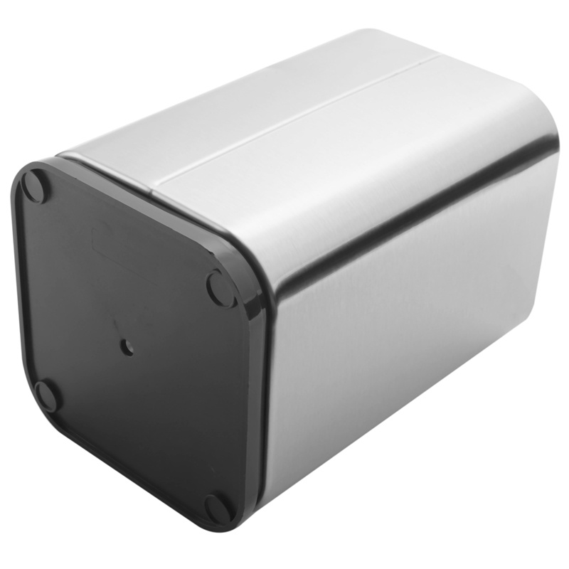 Giá Đỡ Dụng Cụ Ăn Uống Bằng Thép Không Gỉ Hình Chữ Nhật Kích Thước 17X11cm