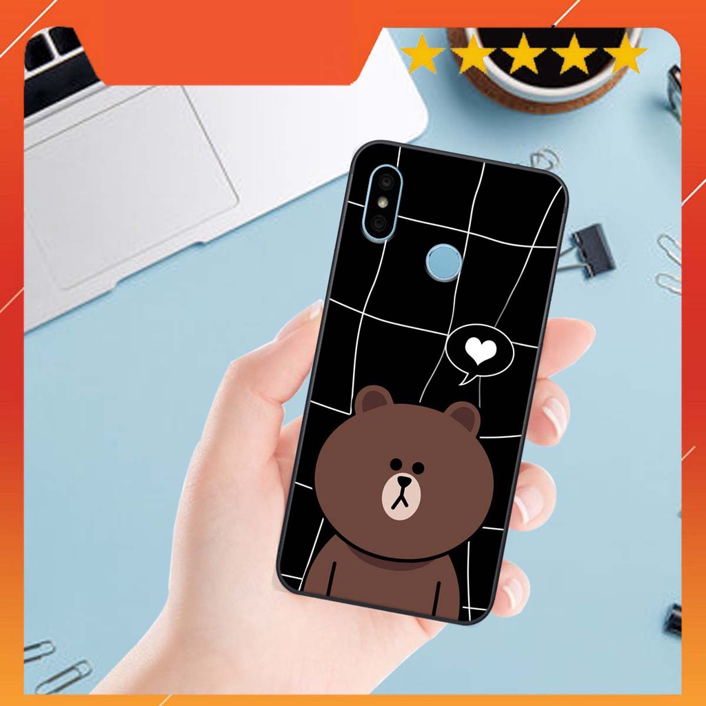 Ốp lưng Xiaomi REDMI 6 PRO / MI A2 LITE in hình khủng long , gấu nâu xinh xắn, siêu cute  mà còn vô cùng RẺ -ĐẸP