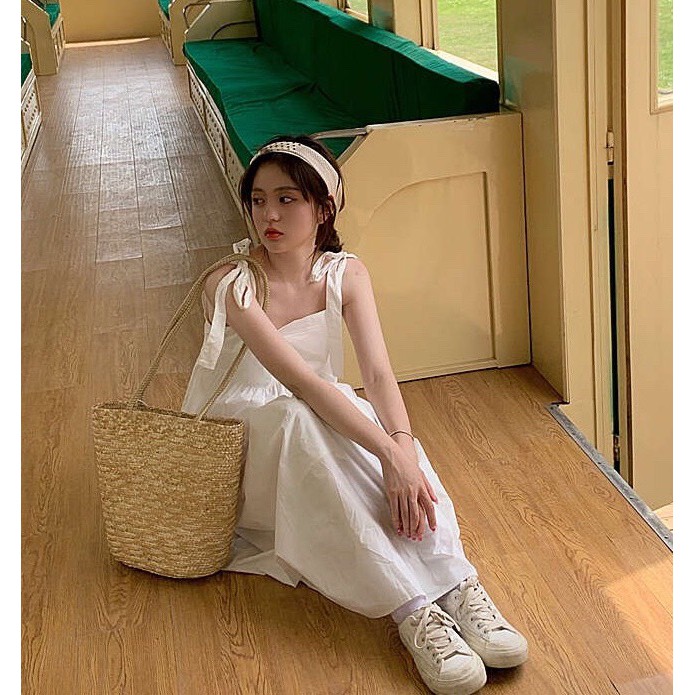 VÁY BABYDOLL HAI DÂY BUỘC VAI, THÔ ĐŨI 😍CỰC MÁT😍 HÀNG SẴN | BigBuy360 - bigbuy360.vn