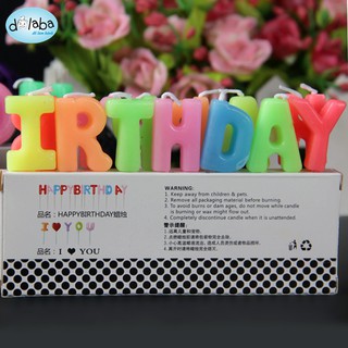 Dolaba - Bộ nến sinh nhật chữ HPBD