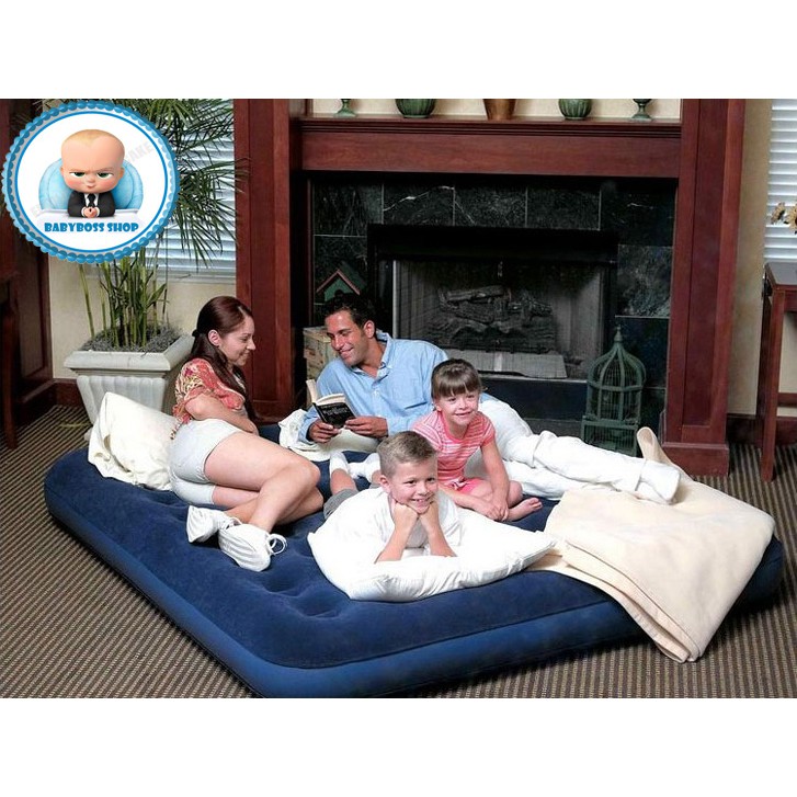 Đệm hơi cao cấp Bestway 67003 tặng kèm bơm điện 2 chiều