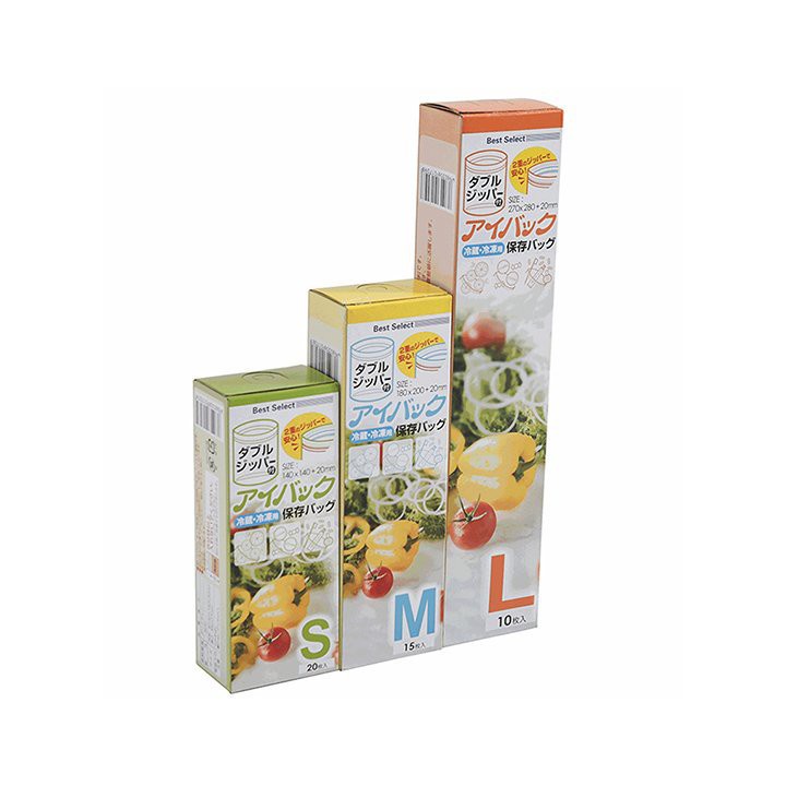 Combo 3 hộp túi Zip đựng thực phẩm Nhật Bản dùng được trong lò vi sóng
