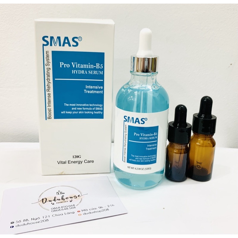 Serum Cấp Ẩm, Phục Hồi Da - SMAS Pro Vitamin B5 Hydra 120ml