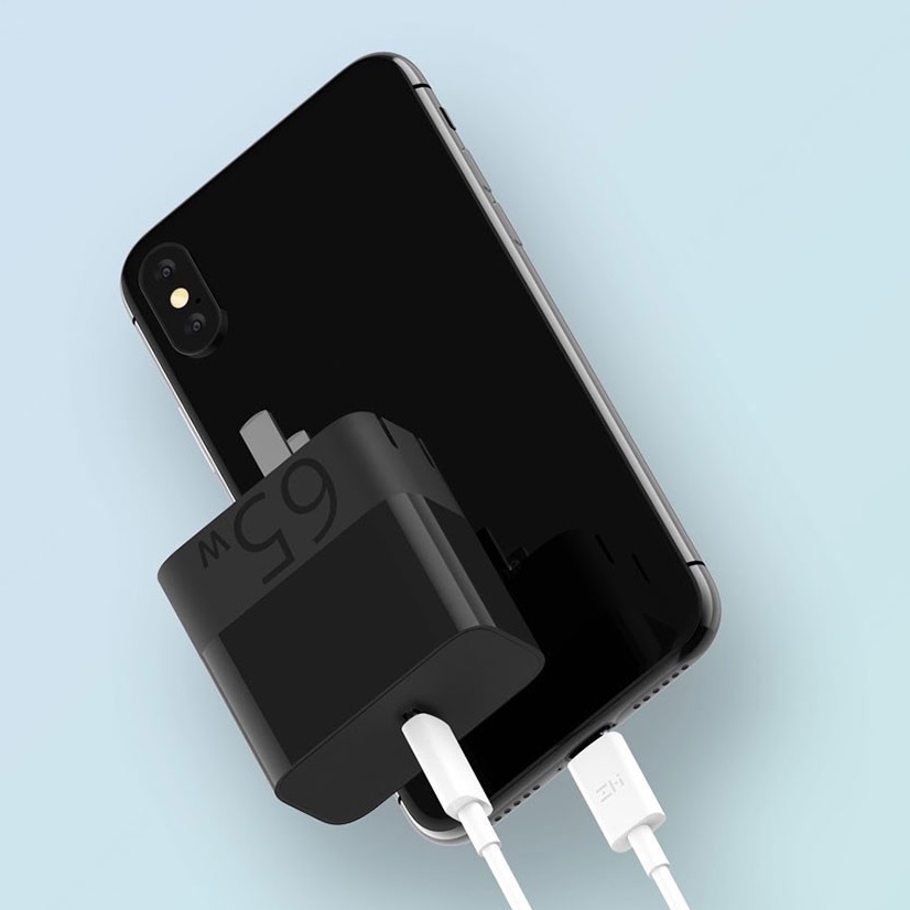 CHÍNH HÃNG  Cốc Củ sạc nhanh Remax U90 siêu nhỏ gọn - Công suất lớn 65W 1 cổng USB Type C