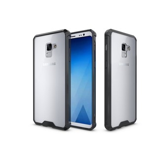 Ốp lưng Galaxy A8 Plus lưng trong viền dẻo Baseus Lustre giá rẻ