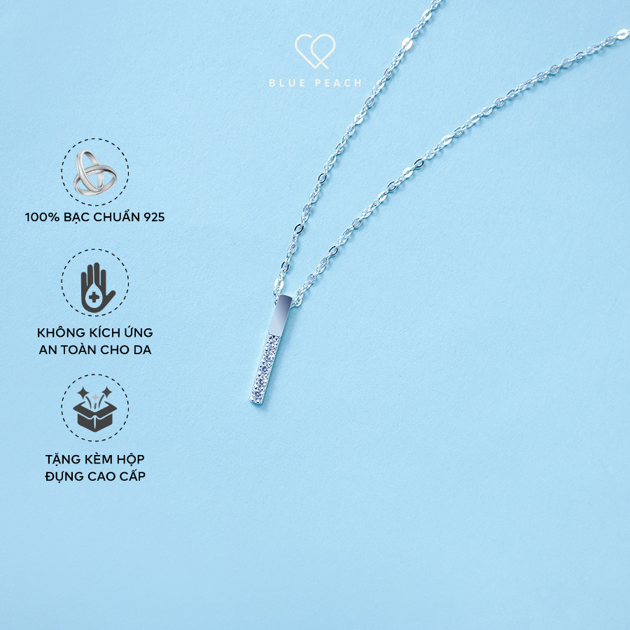 Dây Chuyền Bạc Blue Peach Sticky DC589
