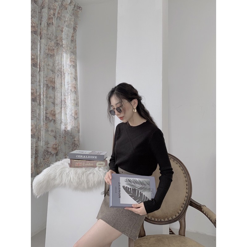 ÁO LEN CỔ TRÒN DÀI TAY | BigBuy360 - bigbuy360.vn