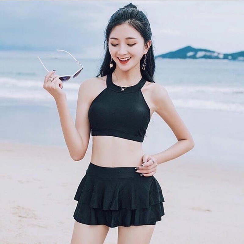 Bikini/ Đồ bơi 2 mảnh váy siêu dễ thương (2 màu)