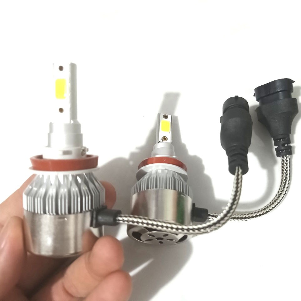 Bộ 2 đèn pha đèn gầm xe ô tô H4 H7 H11 9006 881