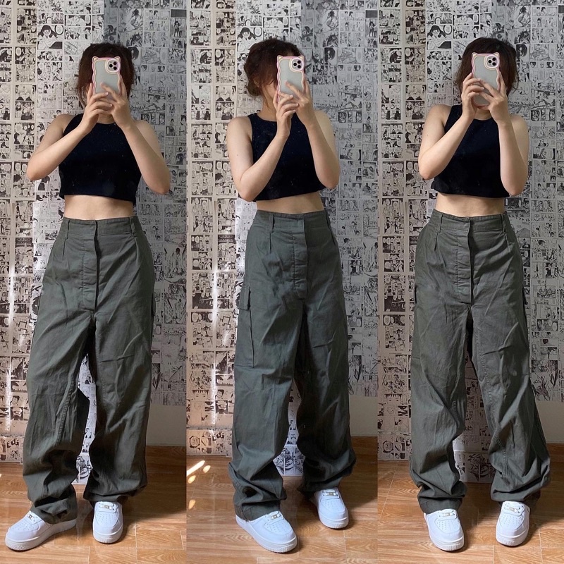 Quần kaki túi hộp cargo pants 2hand