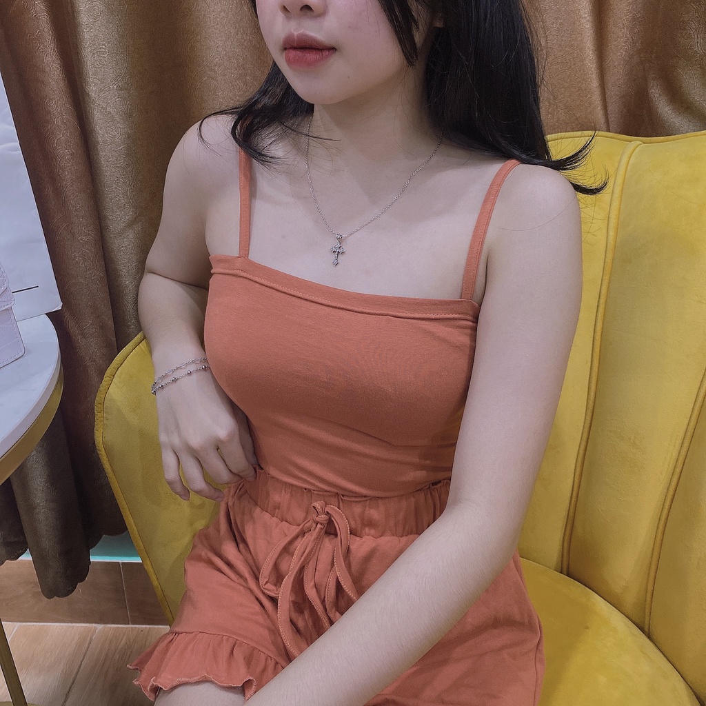 Áo 2 Dây Nữ Thun Cotton Màu Và Sọc Body | BigBuy360 - bigbuy360.vn