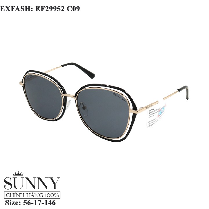 EF29952 - kính mát thời trang nữ Exfash chính hãng, bảo hành toàn quốc, thiết kế dễ đeo bảo vệ mắt