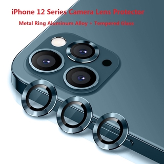 Kính cường lực viền nhôm bảo vệ camera sau cho Iphone 12 Pro / 12 Mini / 12 Pro Max