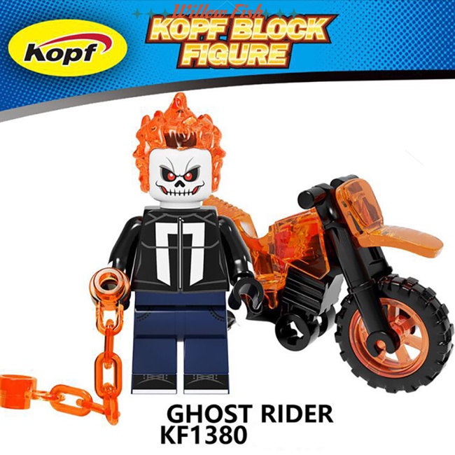 Mô Hình Lego Xe Mô Tô Ma Rider Độc Đáo