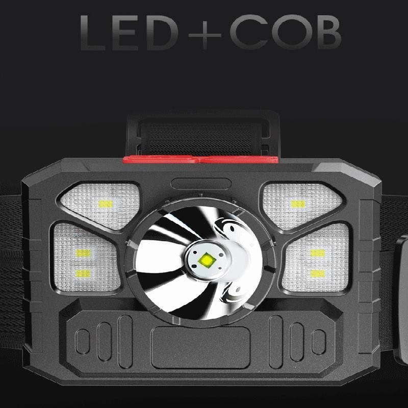 [Mới] Đèn Pha Siêu Sáng Chống Thấm Nước Siêu Nhẹ Có Thể Sạc Lại Dùng Cho Chạy Bộ / Đạp Xe / Câu Cá / Cắm Trại / Leo Núi Ngoài Trời