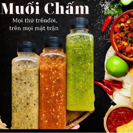 Muối sữa ớt đỏ sa tế Anh Ba