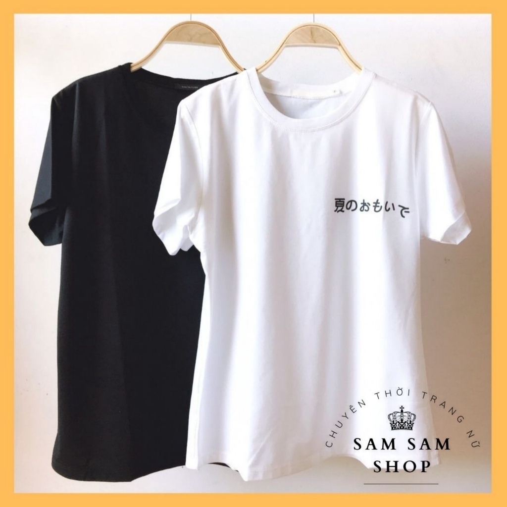 Áo Thun Nữ - Áo Thun Cotton Hàn Quốc - Form Rộng - Màu Sắc Trẻ Trung - Năng Động - Sam Sam Shop Đà Nẵng