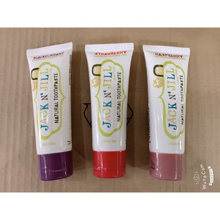 Kem đánh răng hữu cơ Jack N' Jill trẻ em cho bé từ 6 tháng tuổi, Úc, 50g