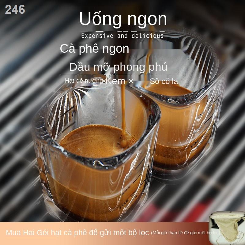 【HOT】Hạt cà phê espresso, bột đen mới rang, xay, giải khát 454g