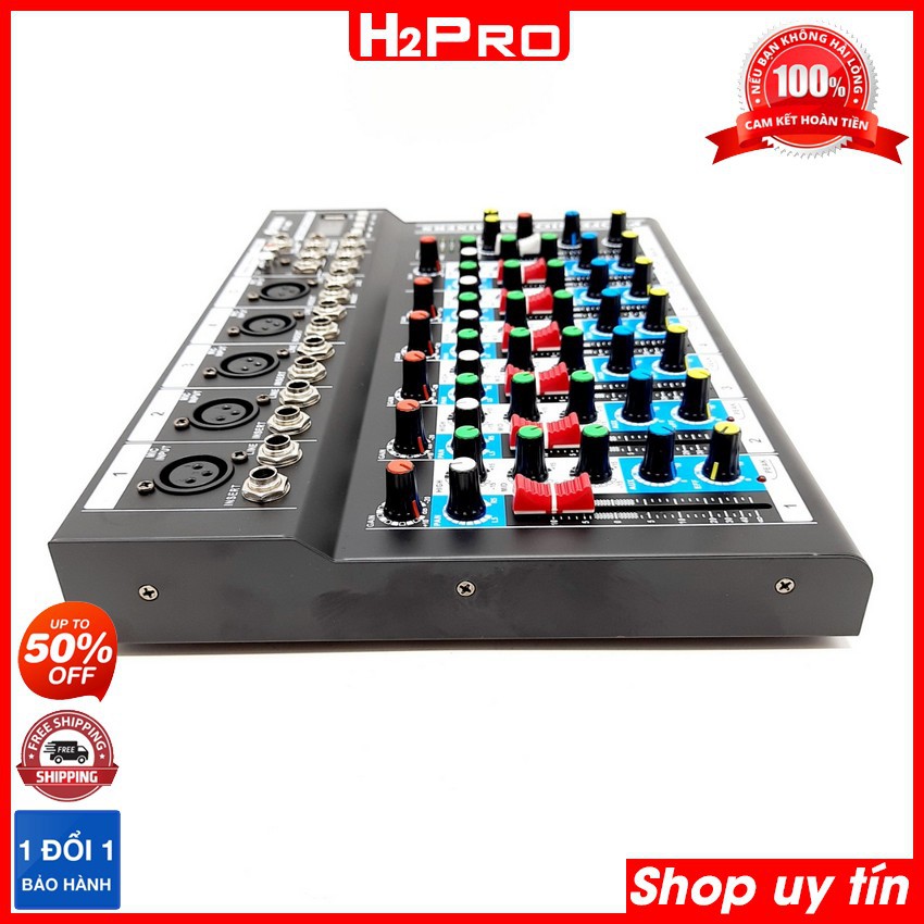 Mixer F7-MB có bluetooth, chất âm hay, Mixer karaoke chống hú tuyệt đối cho dàn nhạc gia đình