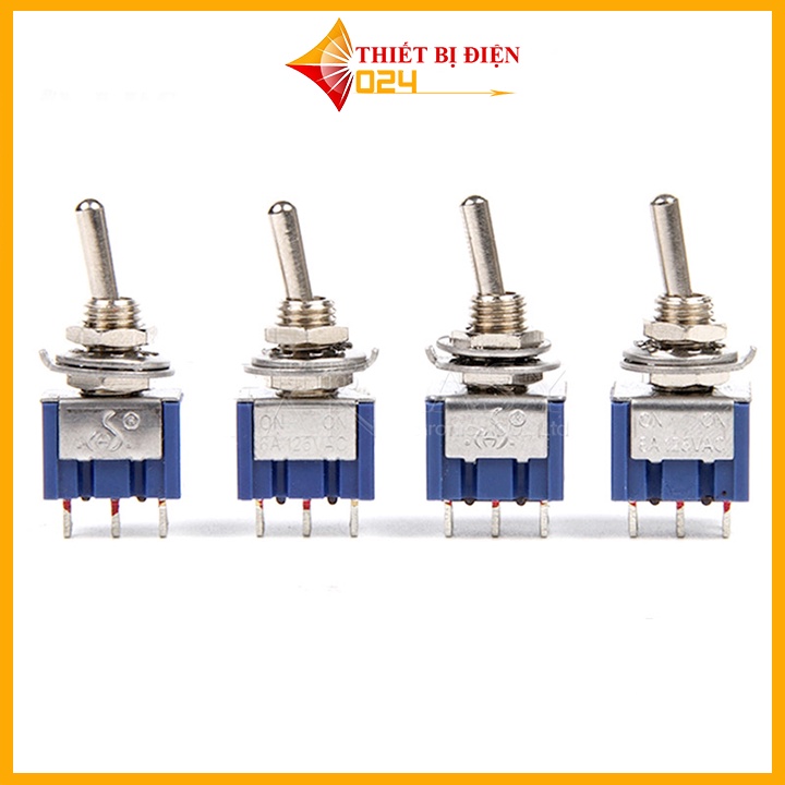 Công tắc gạt MTS 202 2A250V 6A125V