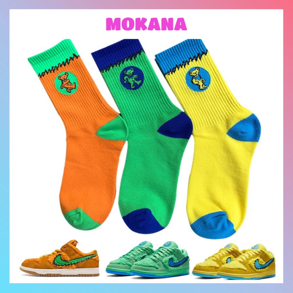 Tất cao cổ vớ nhún đáng yêu thời trang nhiều màu cao cấp MOKANA TC04