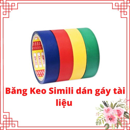 Băng Keo Simili 3.6cm - 4.8cm dán gáy tài liệu