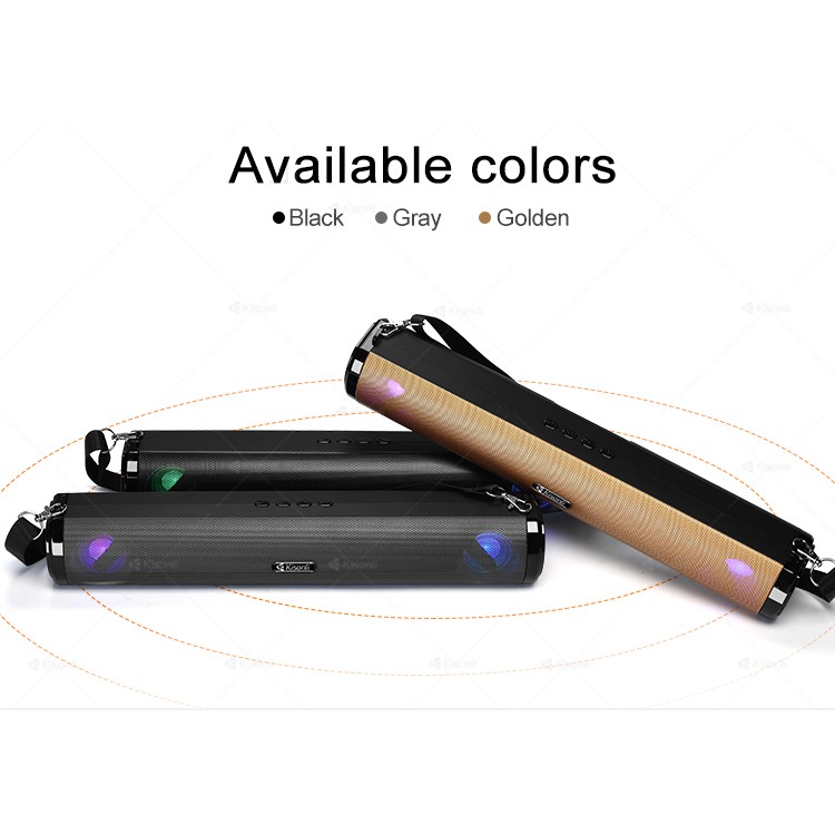 Loa Kisonli Bluetooth 901 - LED RGB