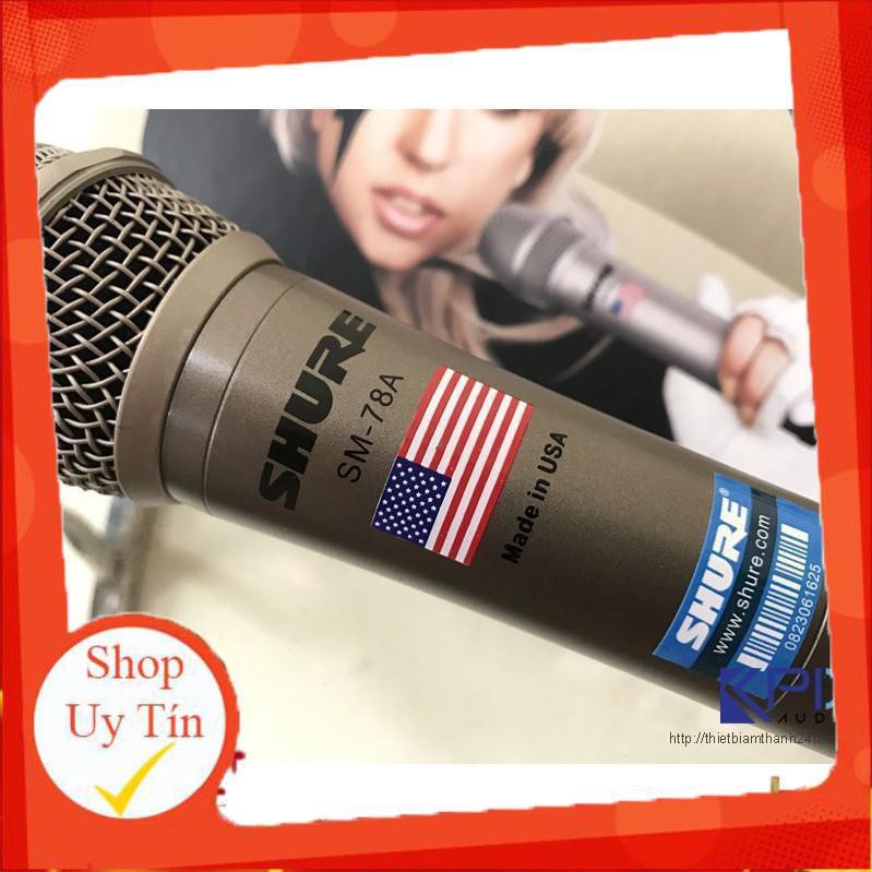 MICRO KARAOKE Shure SM 78A cao cấp