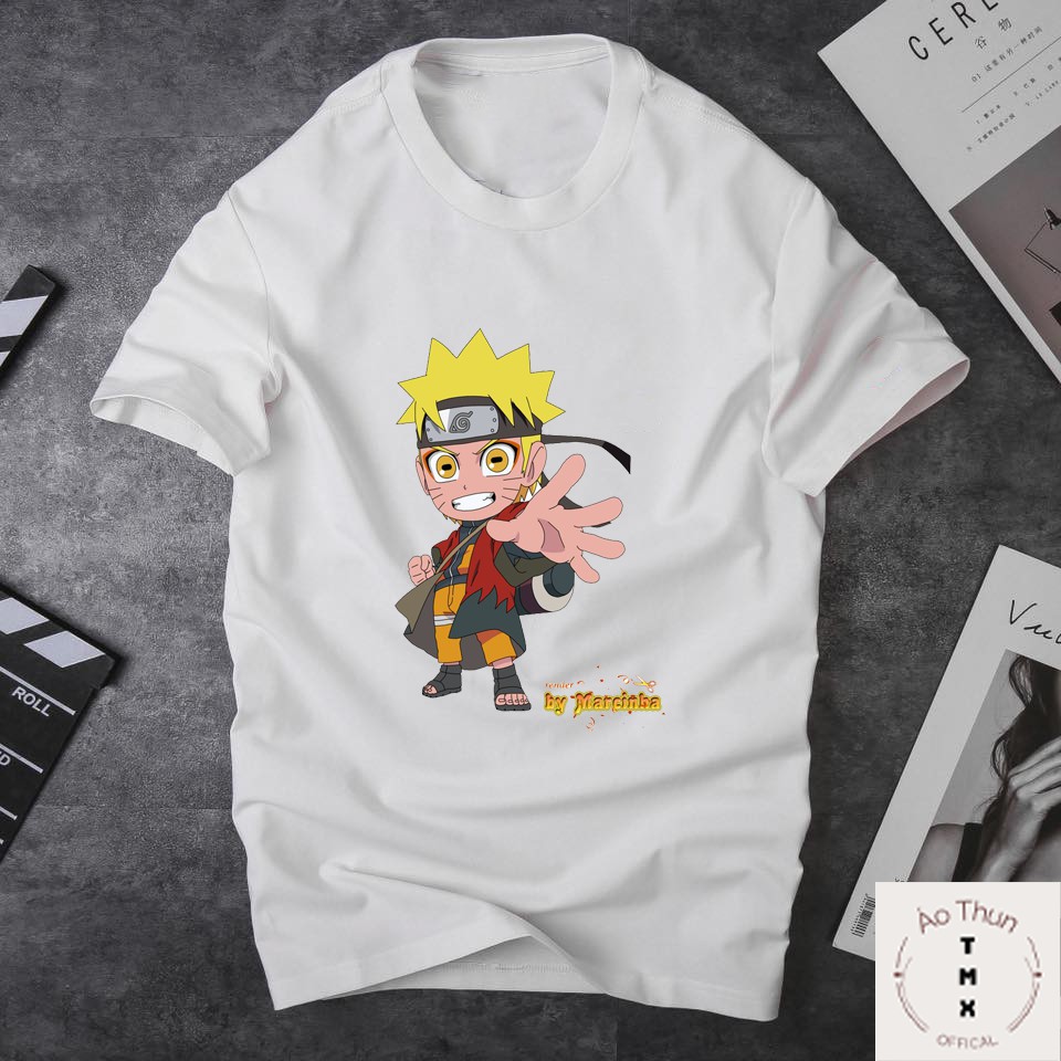 Áo Thun Tay Lỡ Form Rộng Unisex In Hình Naruto13 Đẹp Cute Dễ Thương - Áo Phông Nam Nữ Cổ Tròn Chất Cotton TMX | BigBuy360 - bigbuy360.vn