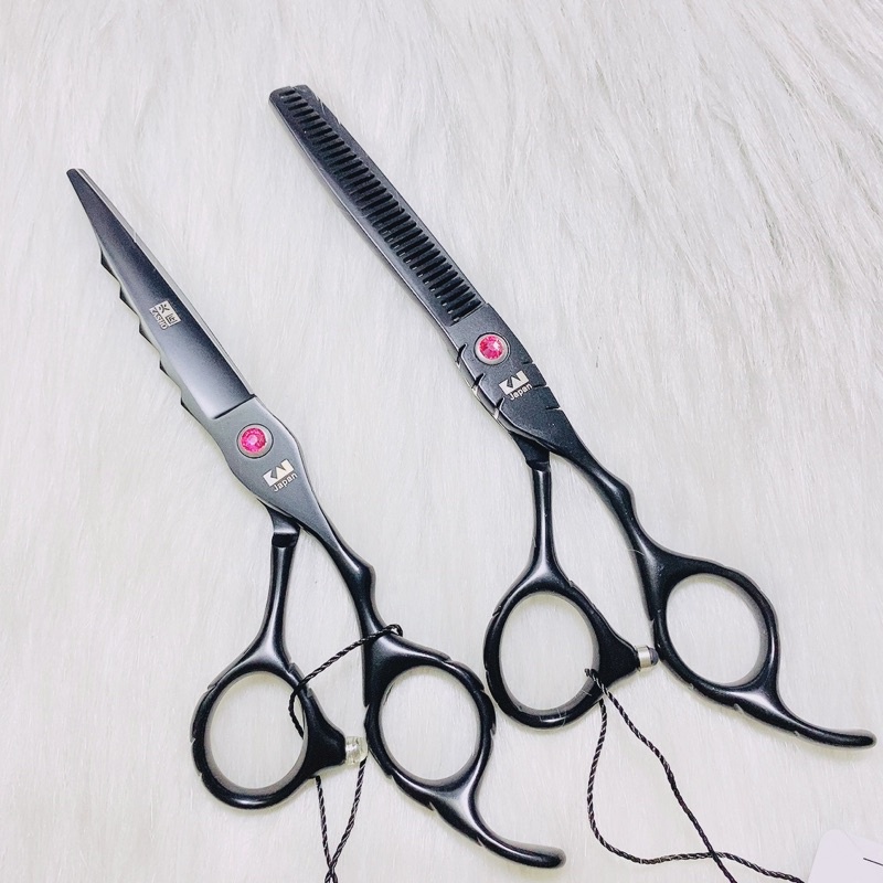 CẶP KÉO JASON MÀU ĐEN HD-21 (KÉO CẮT VÀ KÉO TỈA)