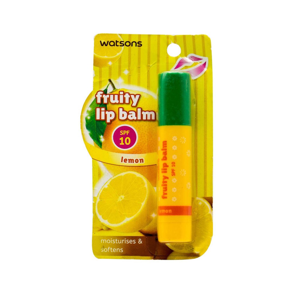 Son Dưỡng Chống Nắng Watsons Fruity Lip Balm SPF10